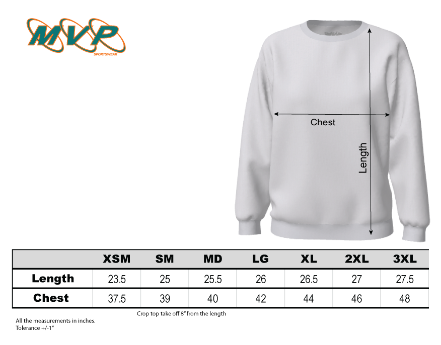 W921TC - Crop Top Crewneck Sweatshirt