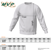919TC - Raglan Sleeve Crewneck Sweatshirt