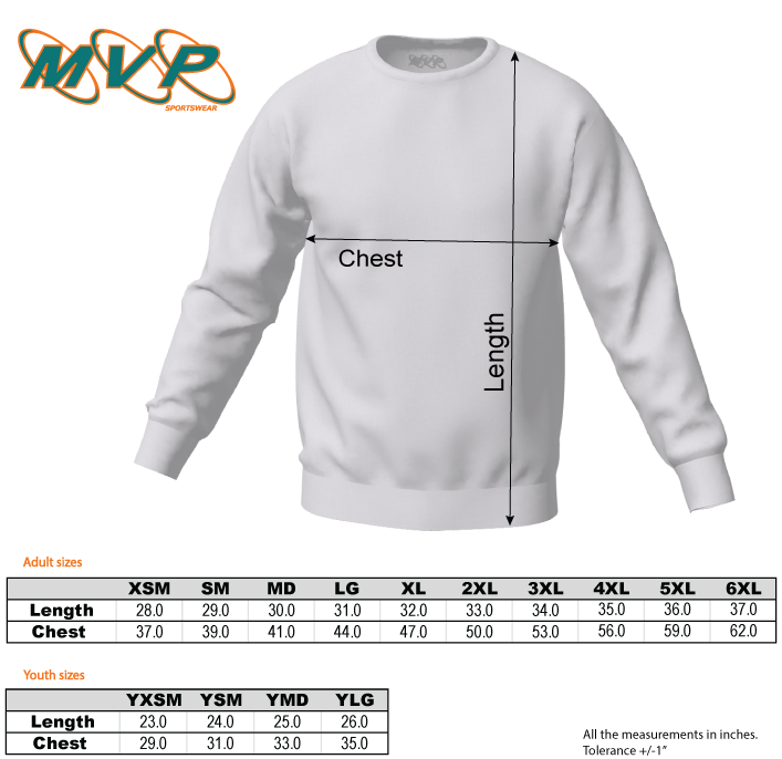 919TC - Raglan Sleeve Crewneck Sweatshirt