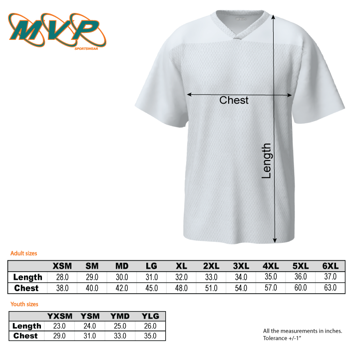 1219 - Fan Football Jersey with Side Panels