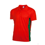 Polo shirt with side inserts