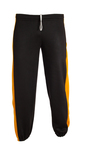 Sweatpants with contrast color side inserts