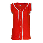 Sleeveless Women's jersey with piping
